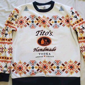 SAME/NEXT DAY SHIP! New Authentic Tito’s Vodka Embroidered Sweater XL
